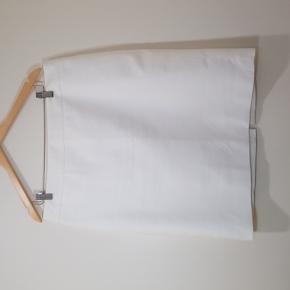 J Crew - Cotton Surge Pencil Skirt - White - 14